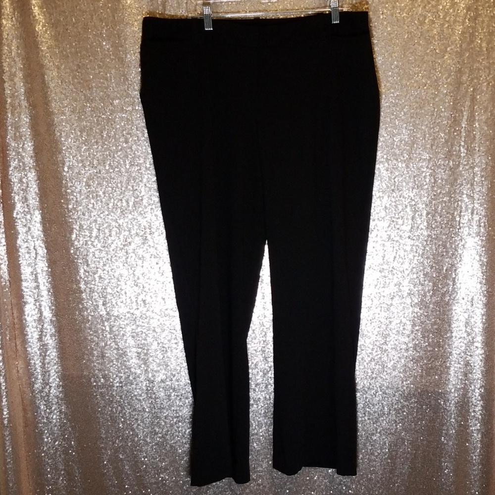 Plus size black trousers